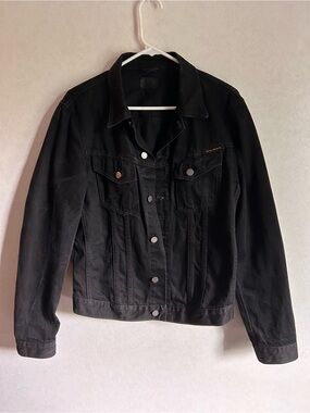 Nudie Jeans Dry Billy Black denim jacket
